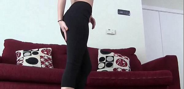  How does my ass look in these tight yoga pants JOI